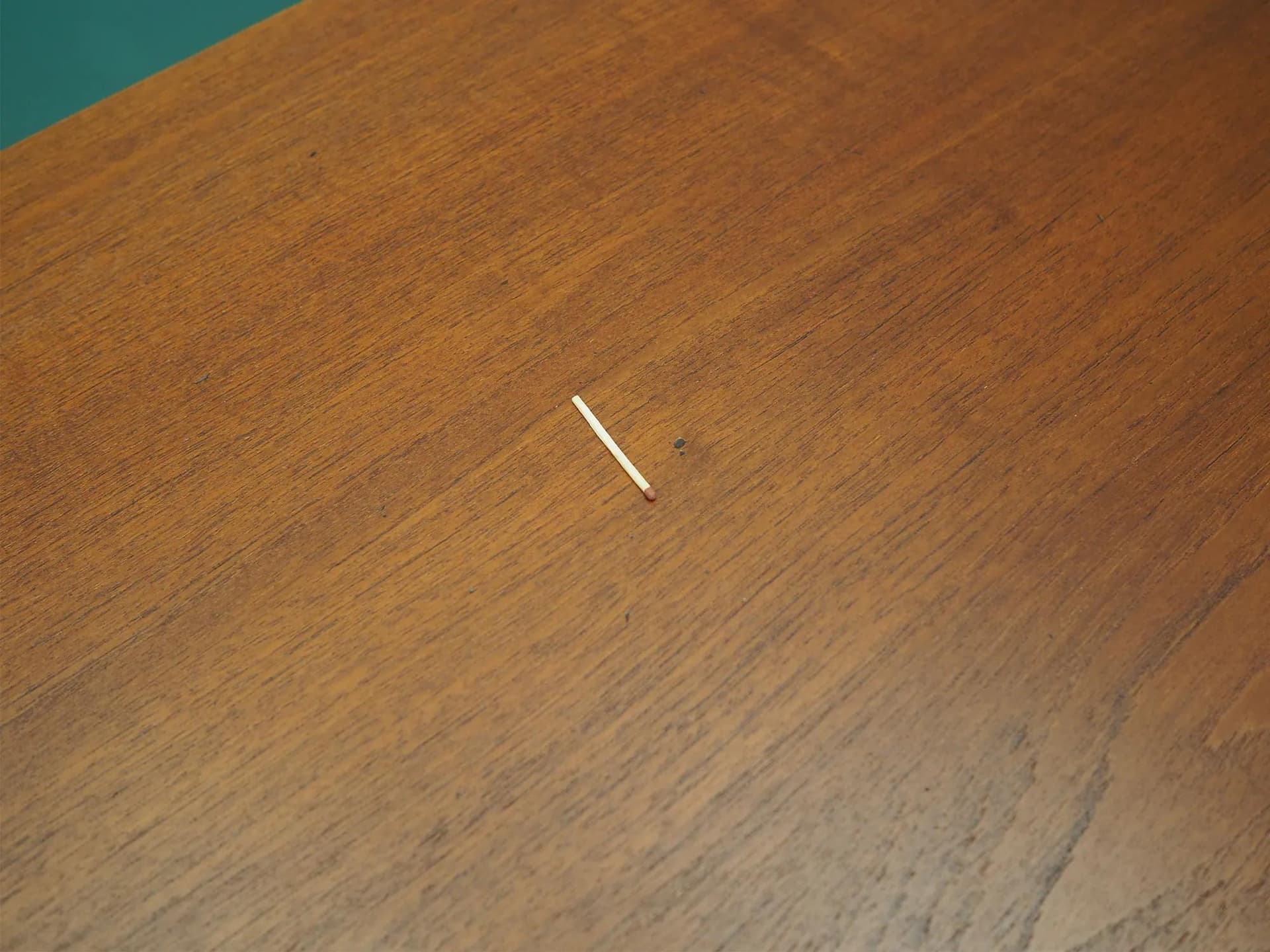 Desk, brown teak, Denmark, 1970s - 43710