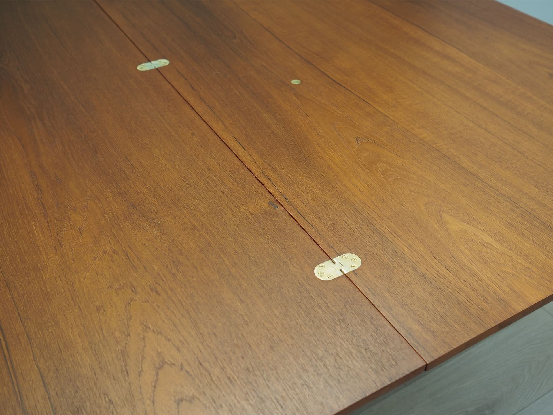 Desk, brown teak, Denmark, 1970s - 50646