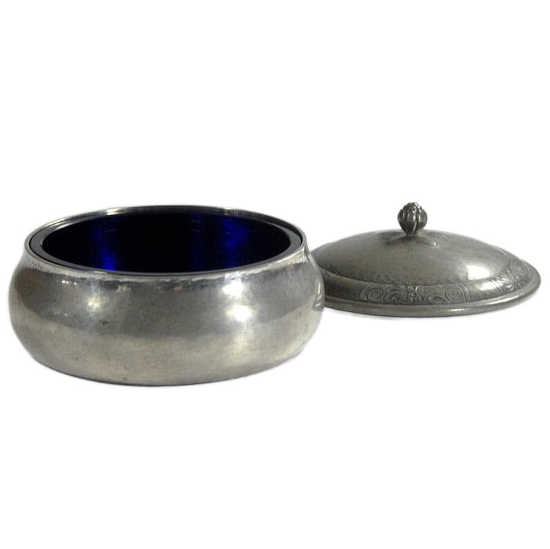 Srebrny pojemnik dekoracyjny, proj. J. Andersen, Dania, lata 30. - 6115