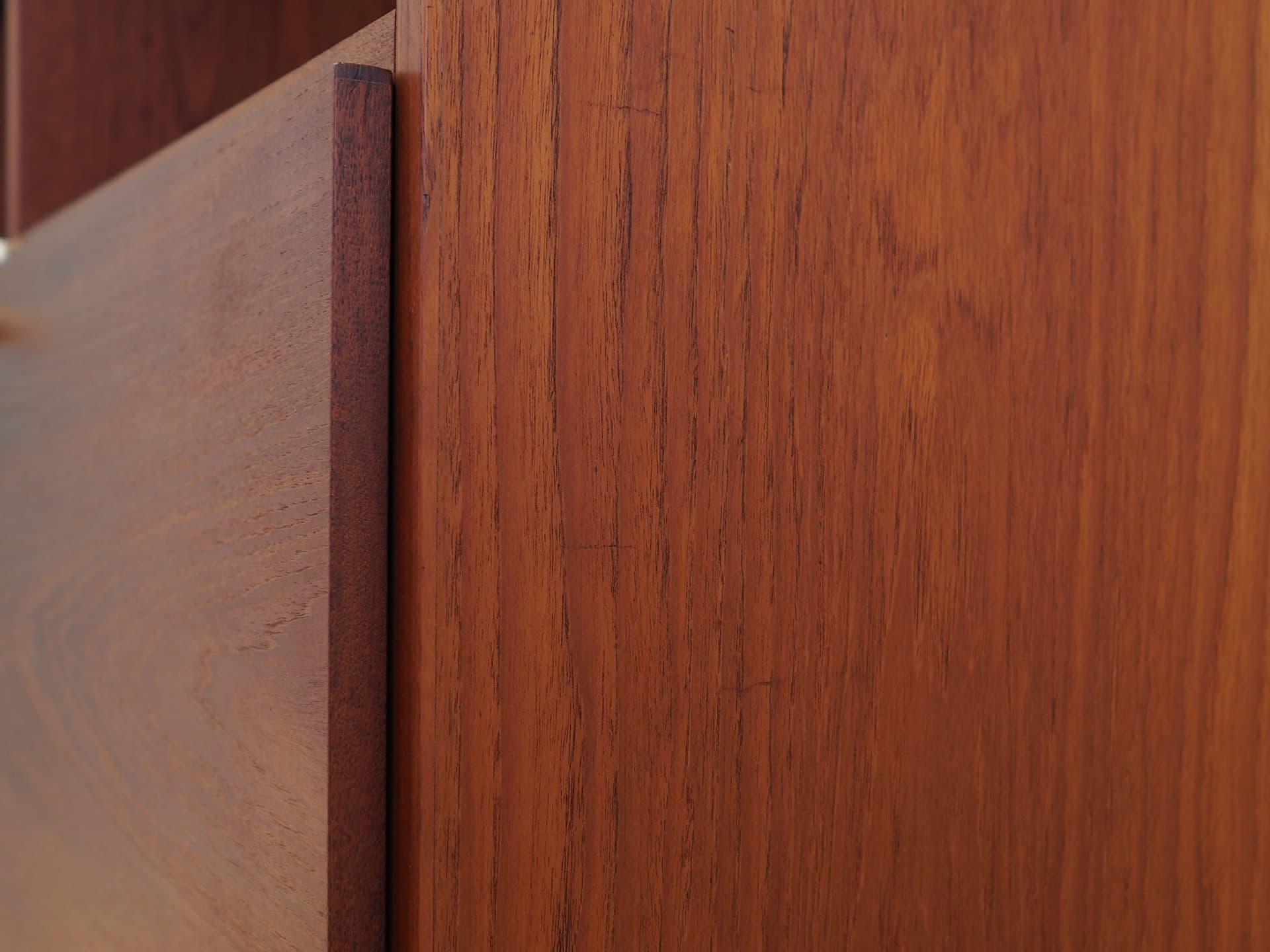 Biblioteczka, teak brązowy, Dania, lata 70. - 50566