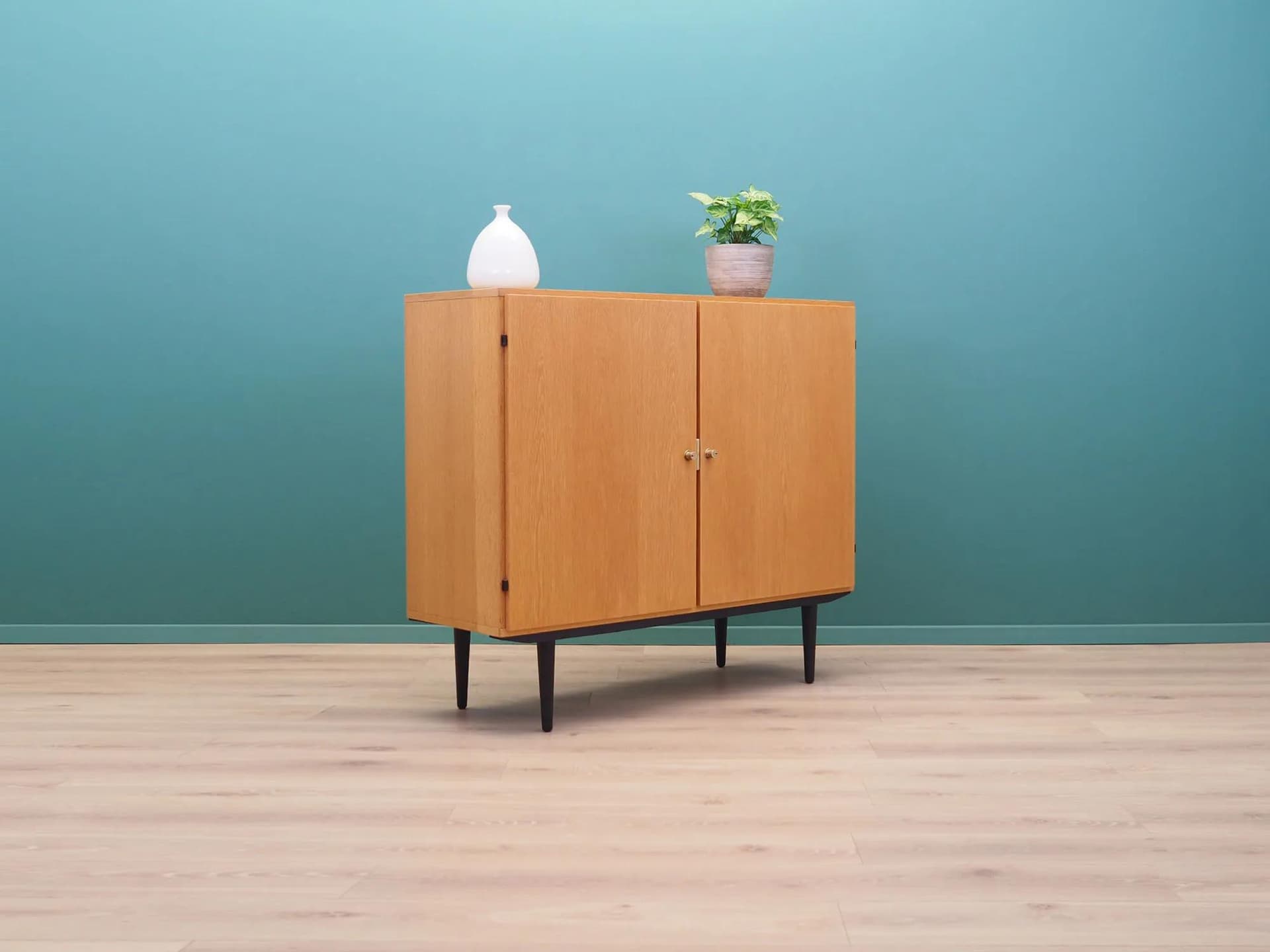 Sideboard, light brown ash, Denmark, 1970s - 44405