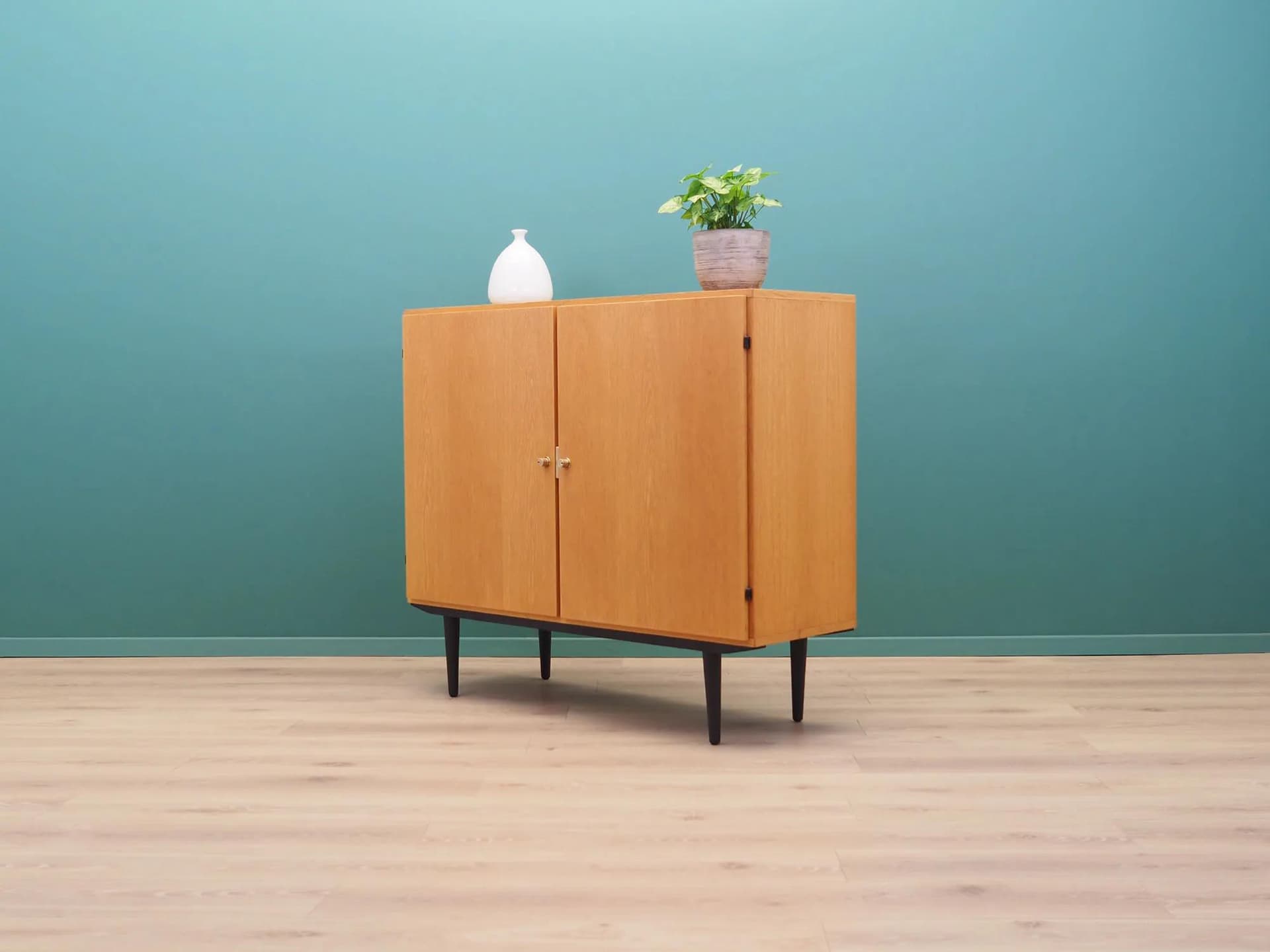 Sideboard, light brown ash, Denmark, 1970s - 44403