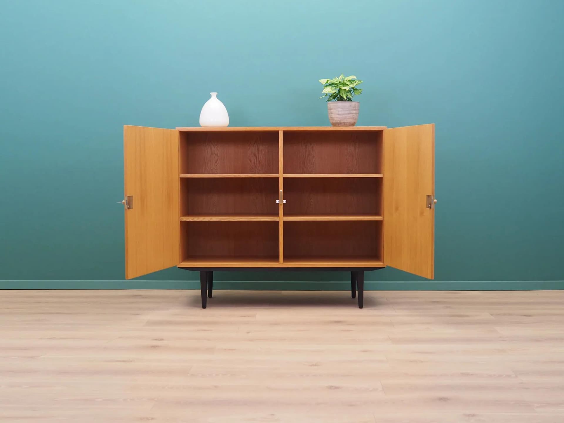 Sideboard, light brown ash, Denmark, 1970s - 44404