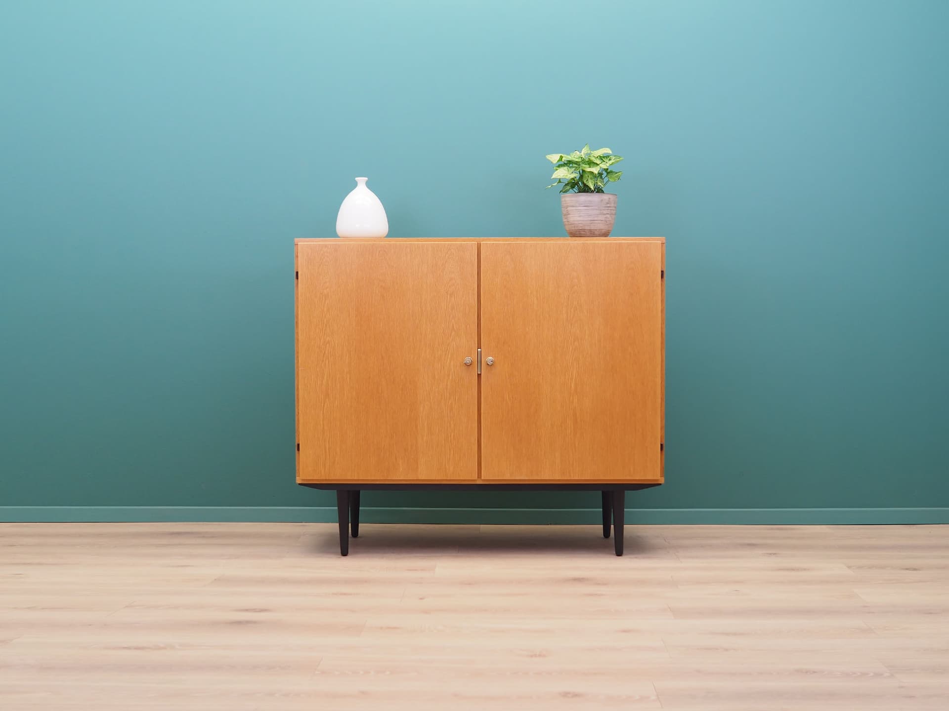 Sideboard, light brown ash, Denmark, 1970s - 50544