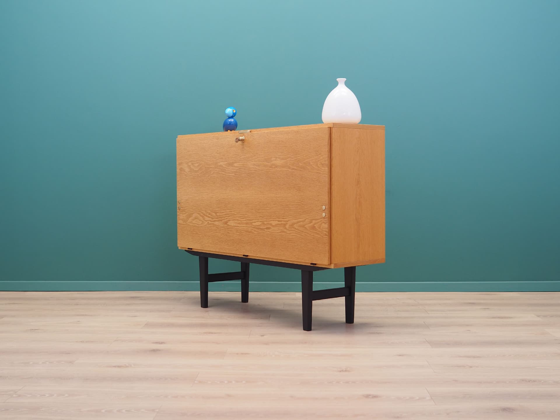 Cabinet, light brown ash, Denmark, 1970s - 50528