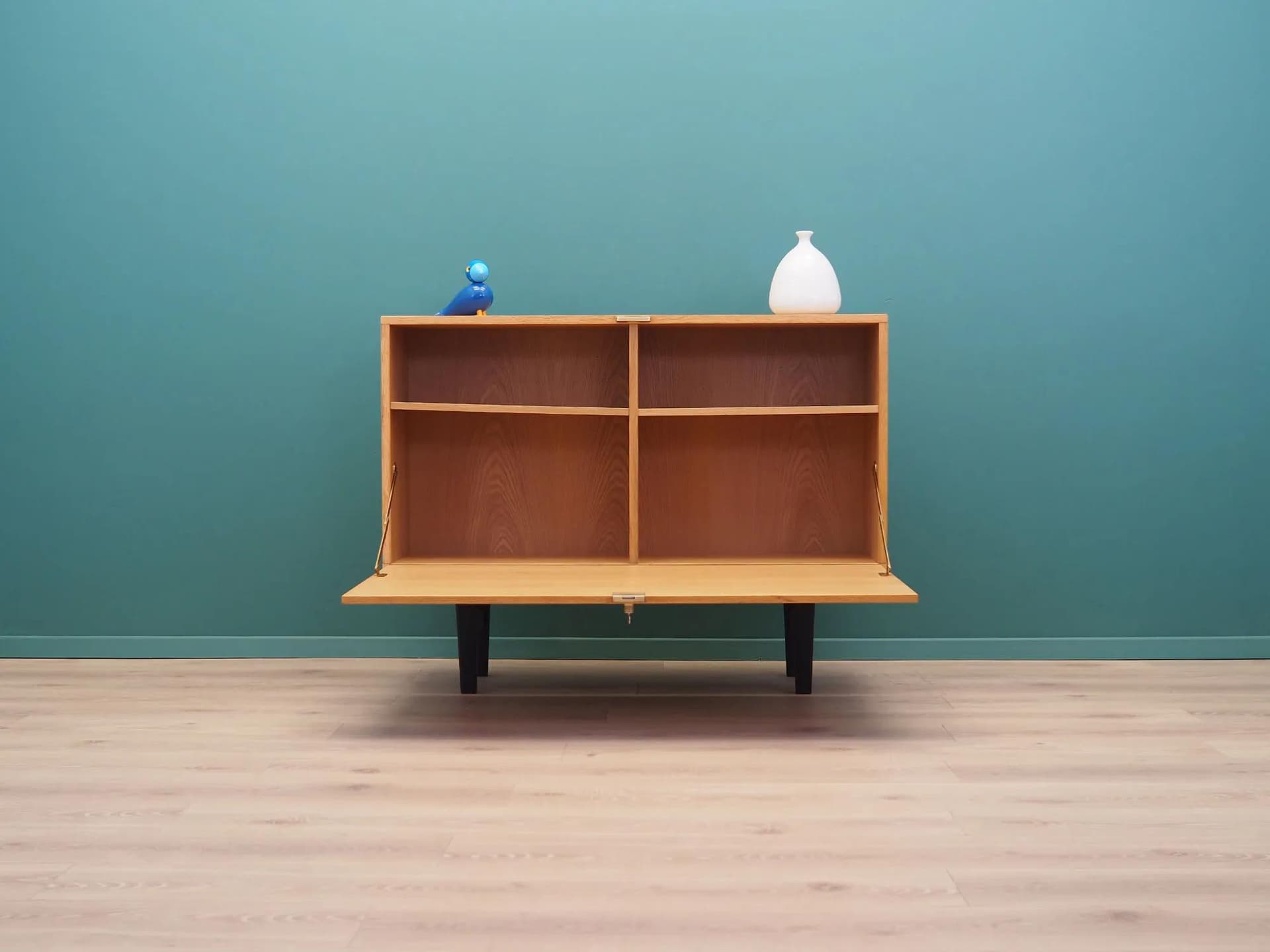 Cabinet, light brown ash, Denmark, 1970s - 44392