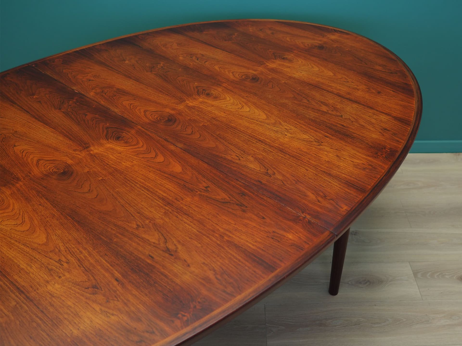 Oval table, brown rosewood, by A. Vodder, Sibast, Denmark, 1950s. - 50520