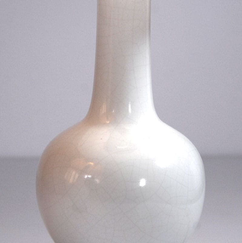 Pair of table lamps, white ceramic, Italy, 1970s. - 44022