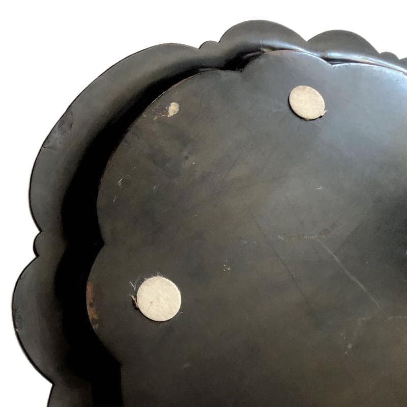 Czarna taca papier-mâché, dla Jennens & Bettridge, Wielka Brytania, poł. XIX w. - 4534