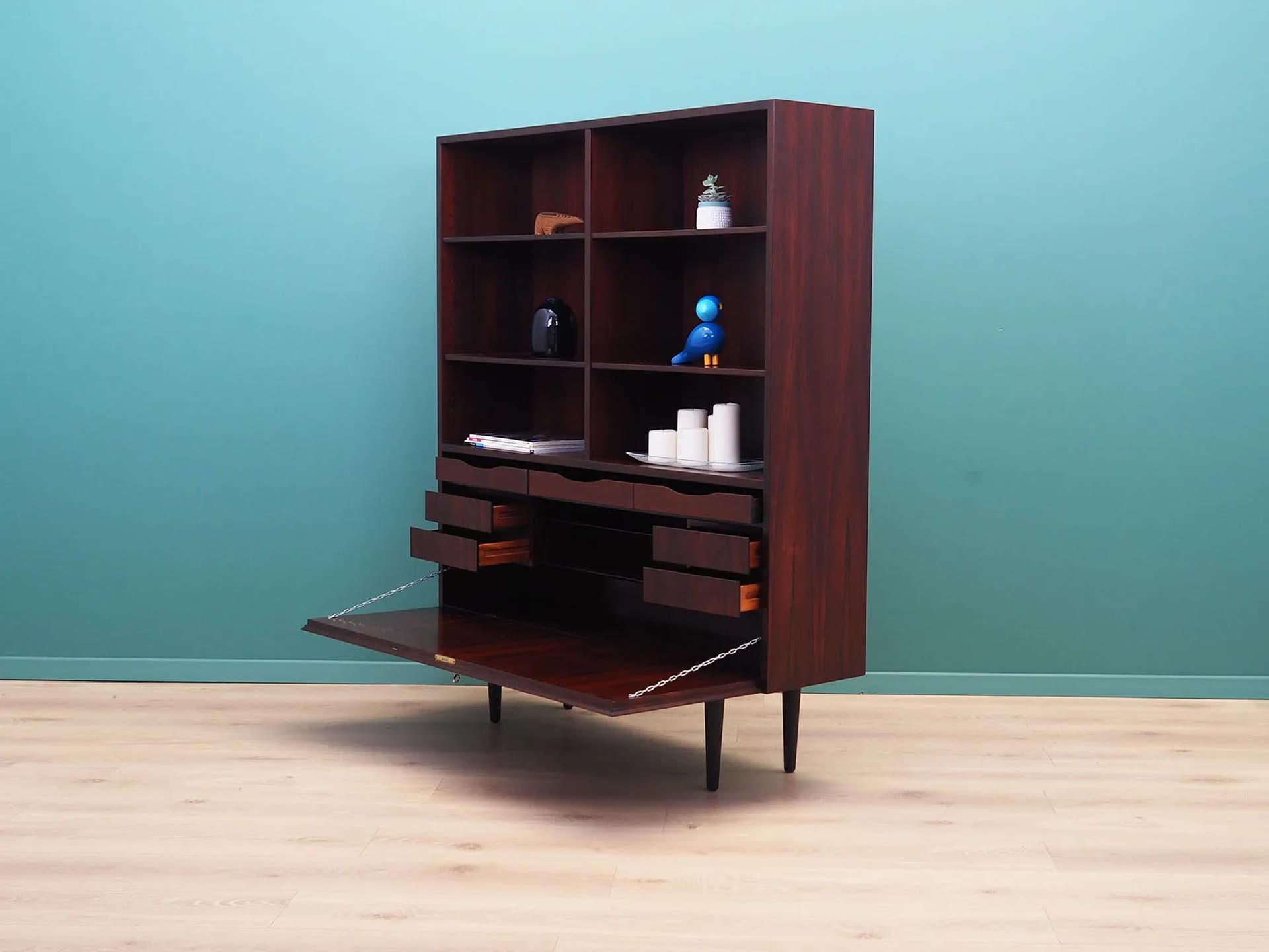 Bookcase, rosewood, Omann Jun, Denmark, 1970s. - 44344