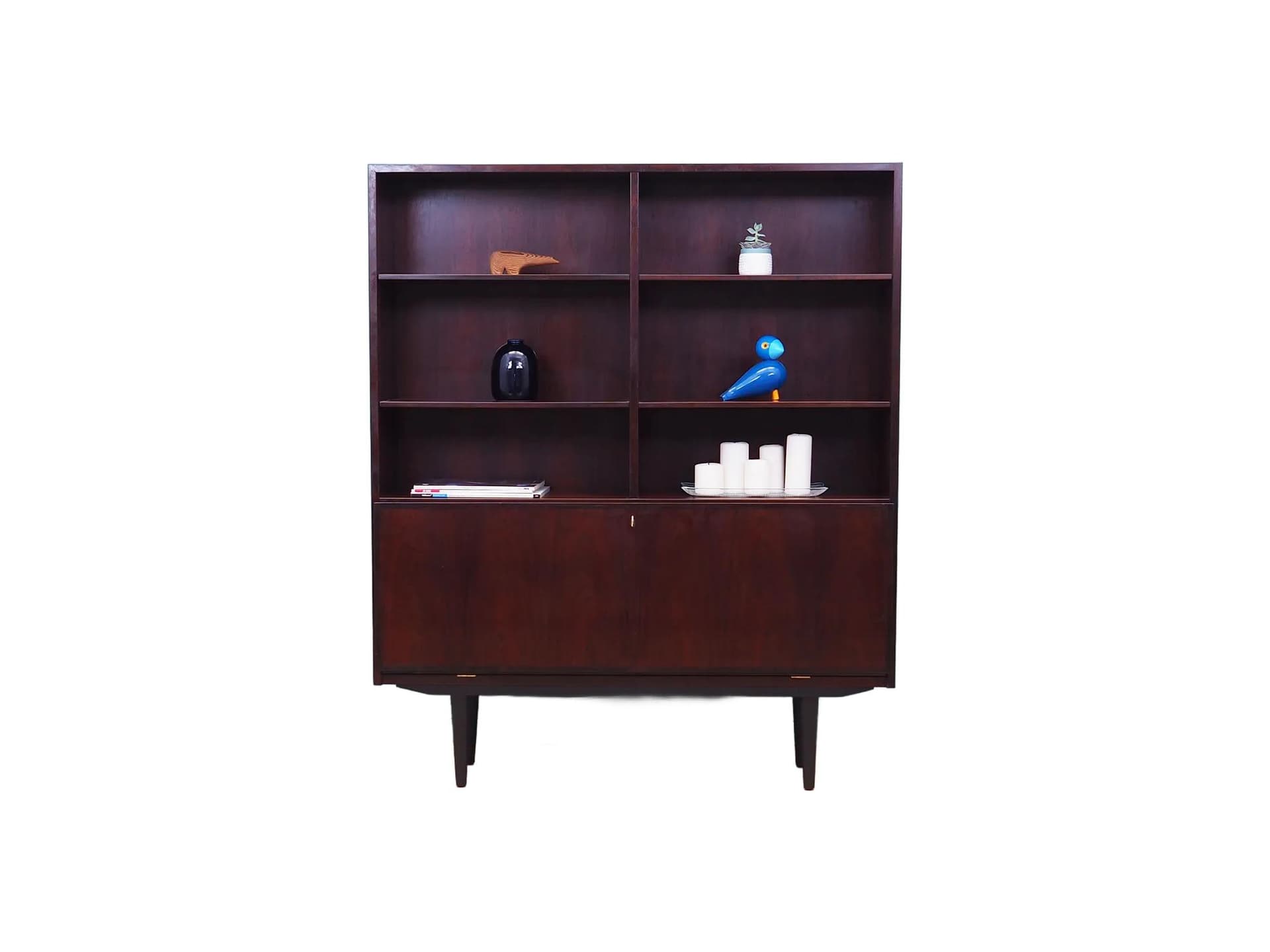 Bookcase, rosewood, Omann Jun, Denmark, 1970s.