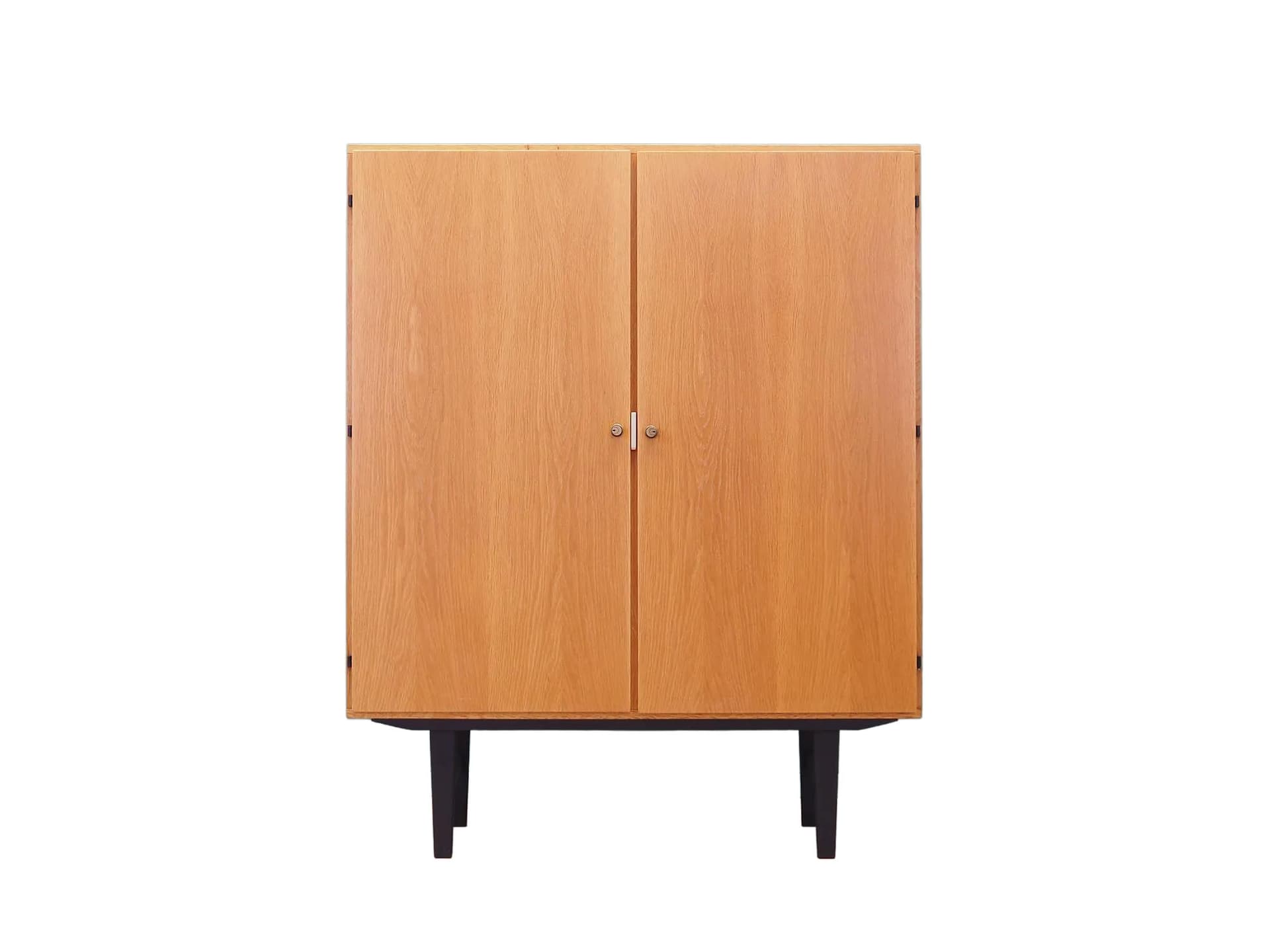 Wardrobe, brown ash, Denmark, 1970s