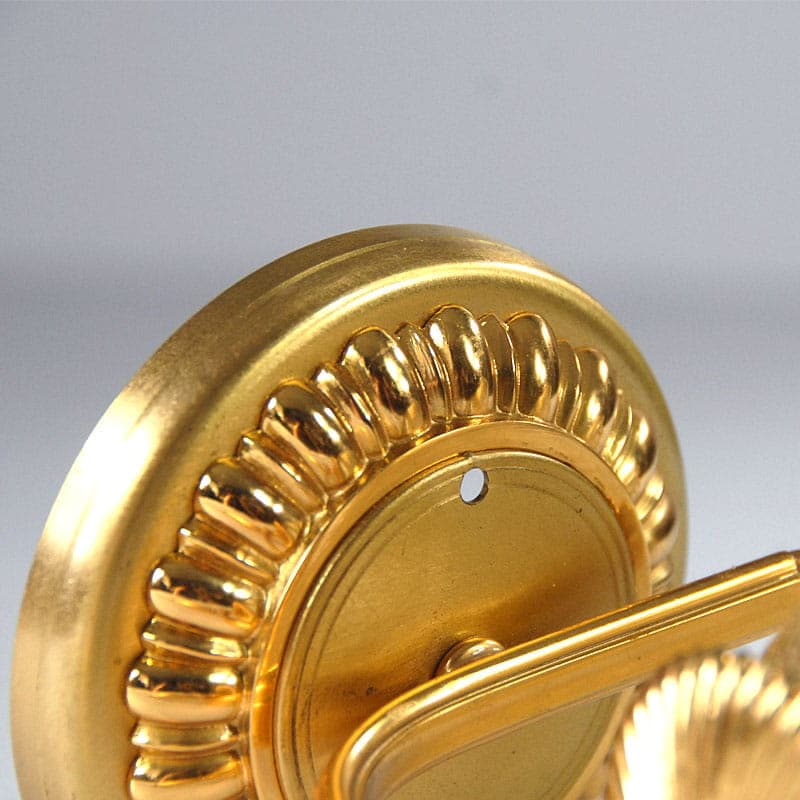 Wall sconce, golden brass, by G. Sciolari, Italy, 1970s. - 44484