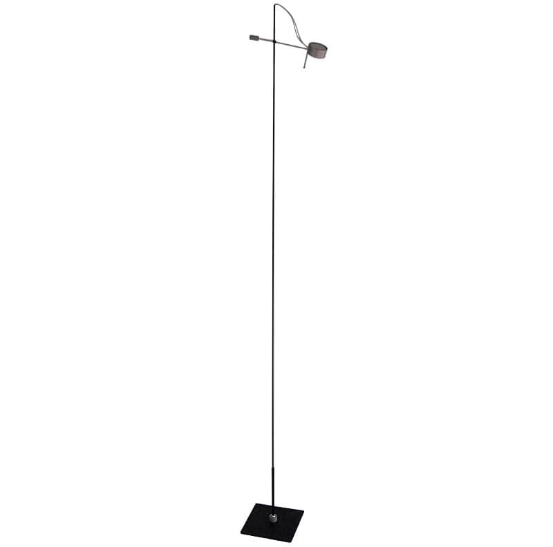 Floor Lamp Absolut Lighting 475, black carbon fiber, by M. Rössing, Germany, 21st c.