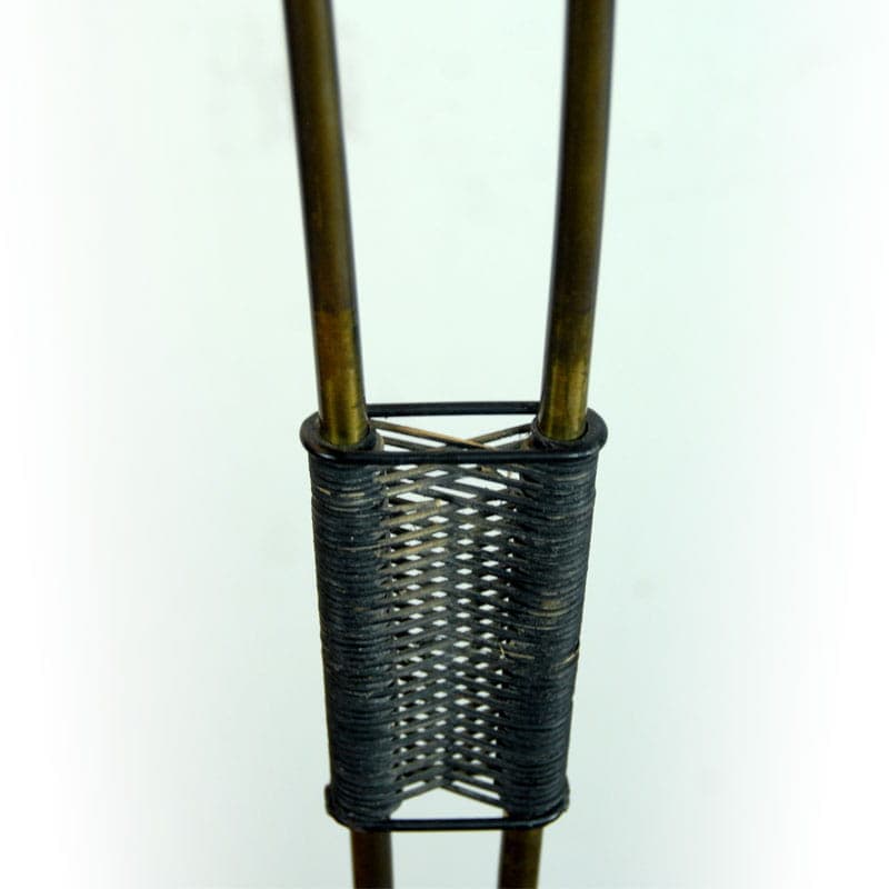 Lampa podłogowa, beżowy, metal, Dania, lata 50. - 44449