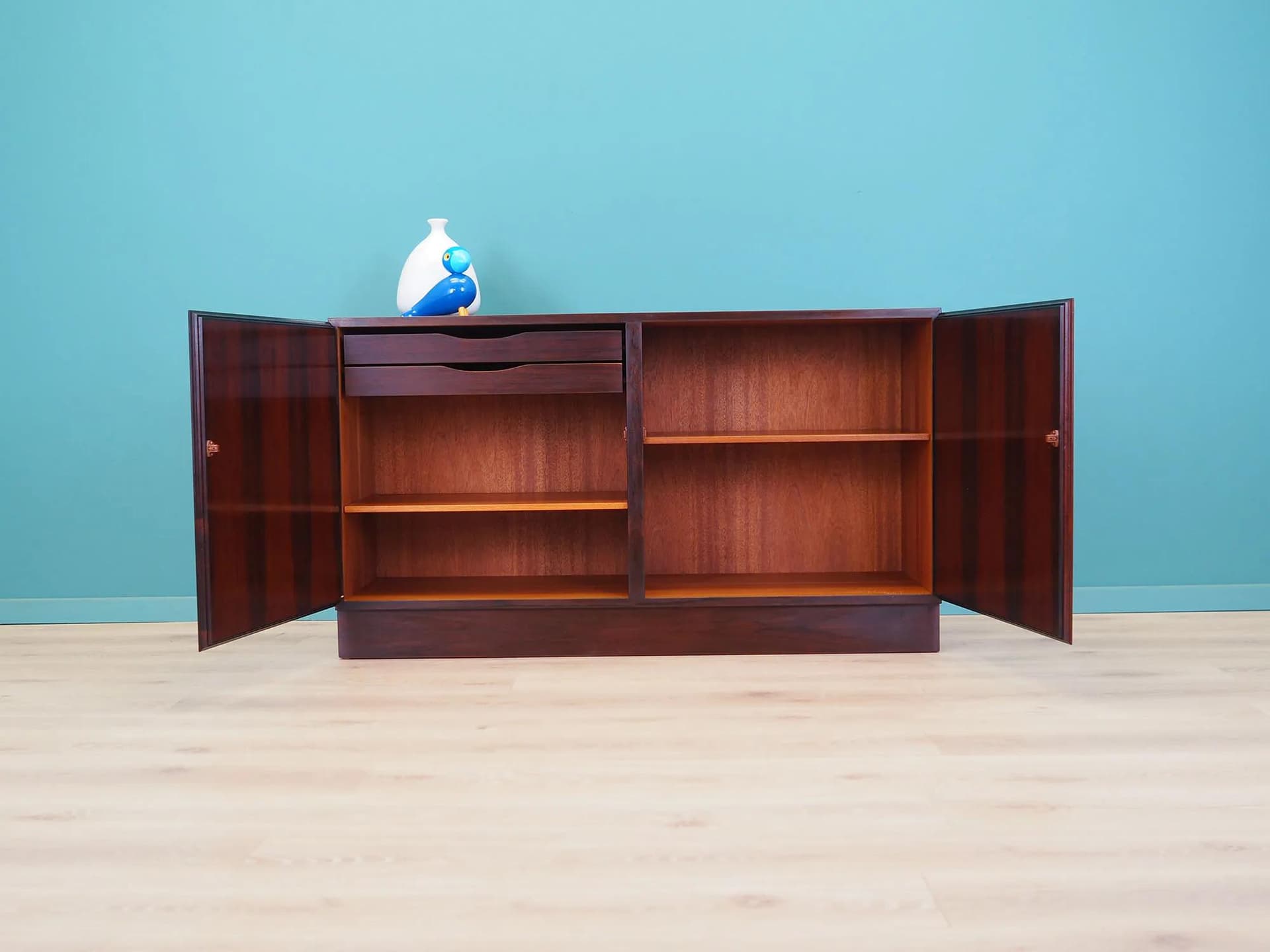 Komoda nr 4, palisander brązowy, Omann Jun, Dania, lata 60. - 44279