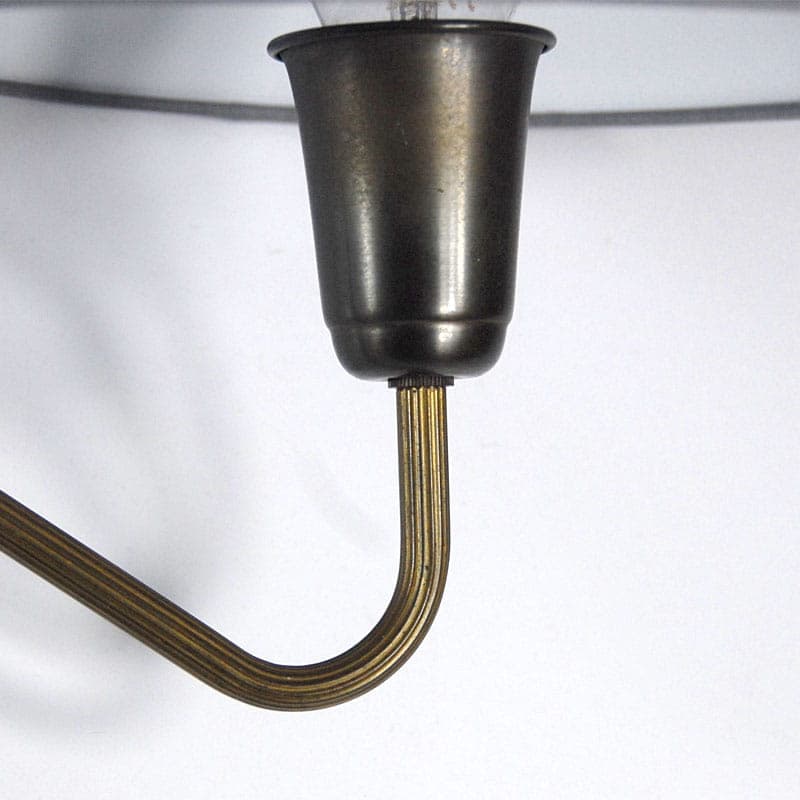 Wall lamp, silver metal, Denmark, 1950s. - 44431