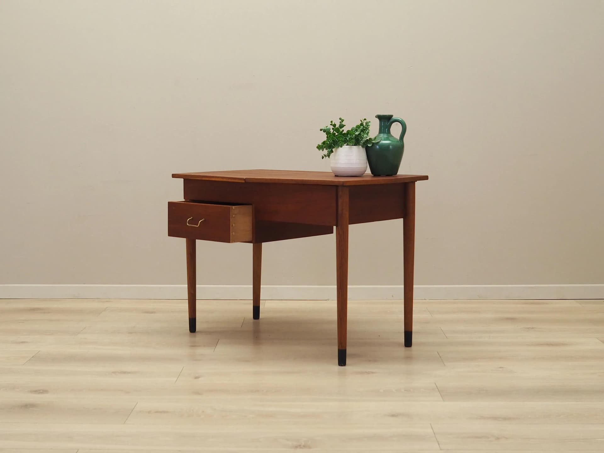 Sewing Table, brown teak, Denmark, 1960s. - 44616
