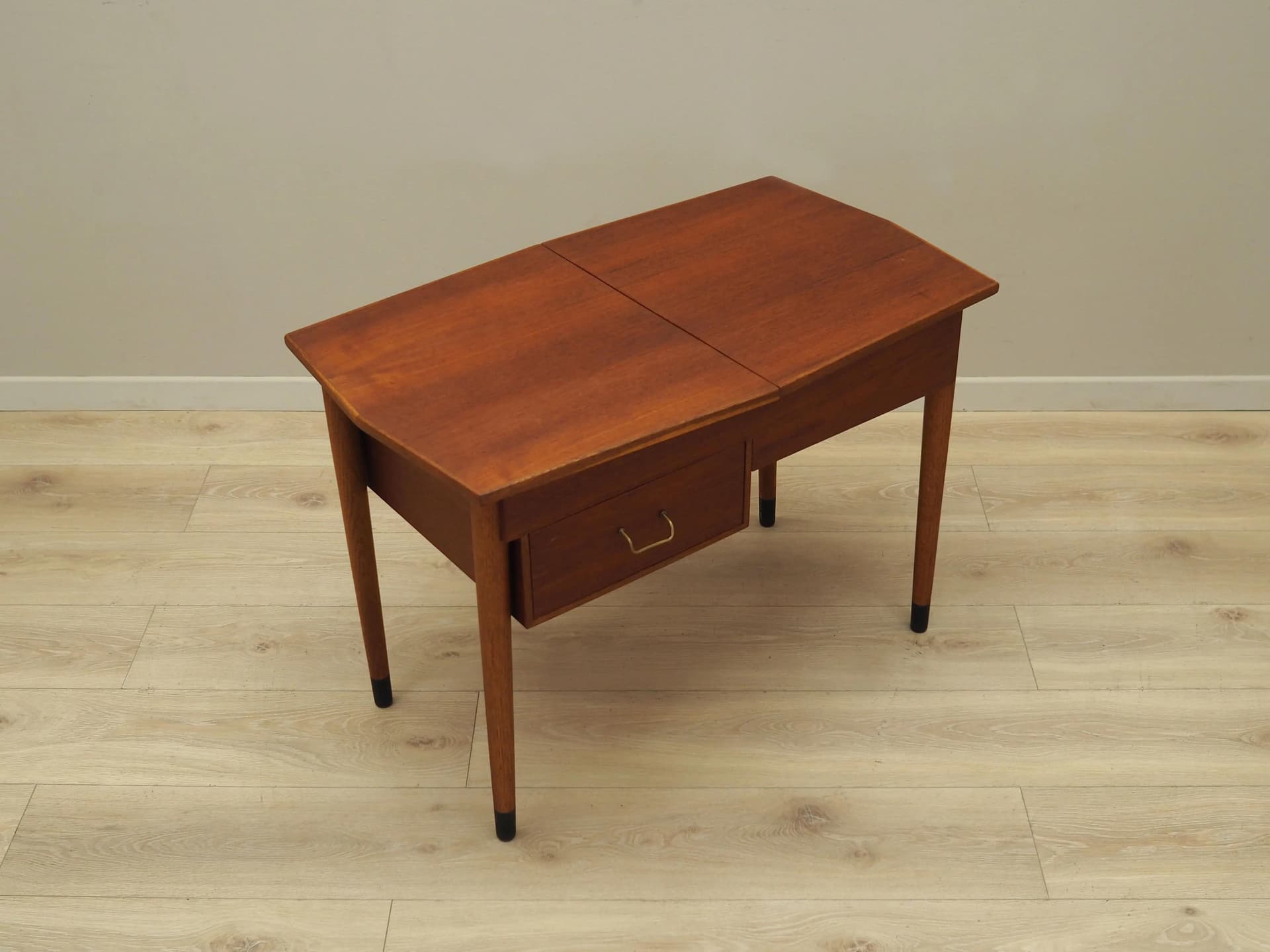 Sewing Table, brown teak, Denmark, 1960s. - 44619