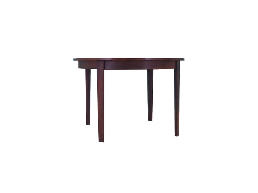 Round Table, brown rosewood, Denmark, 1960s