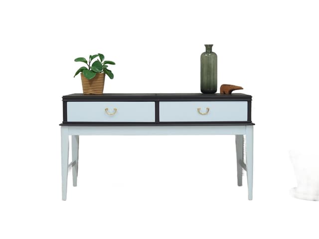 Sideboard, Modernism, blue walnut, France, 1970s - DIMENSION