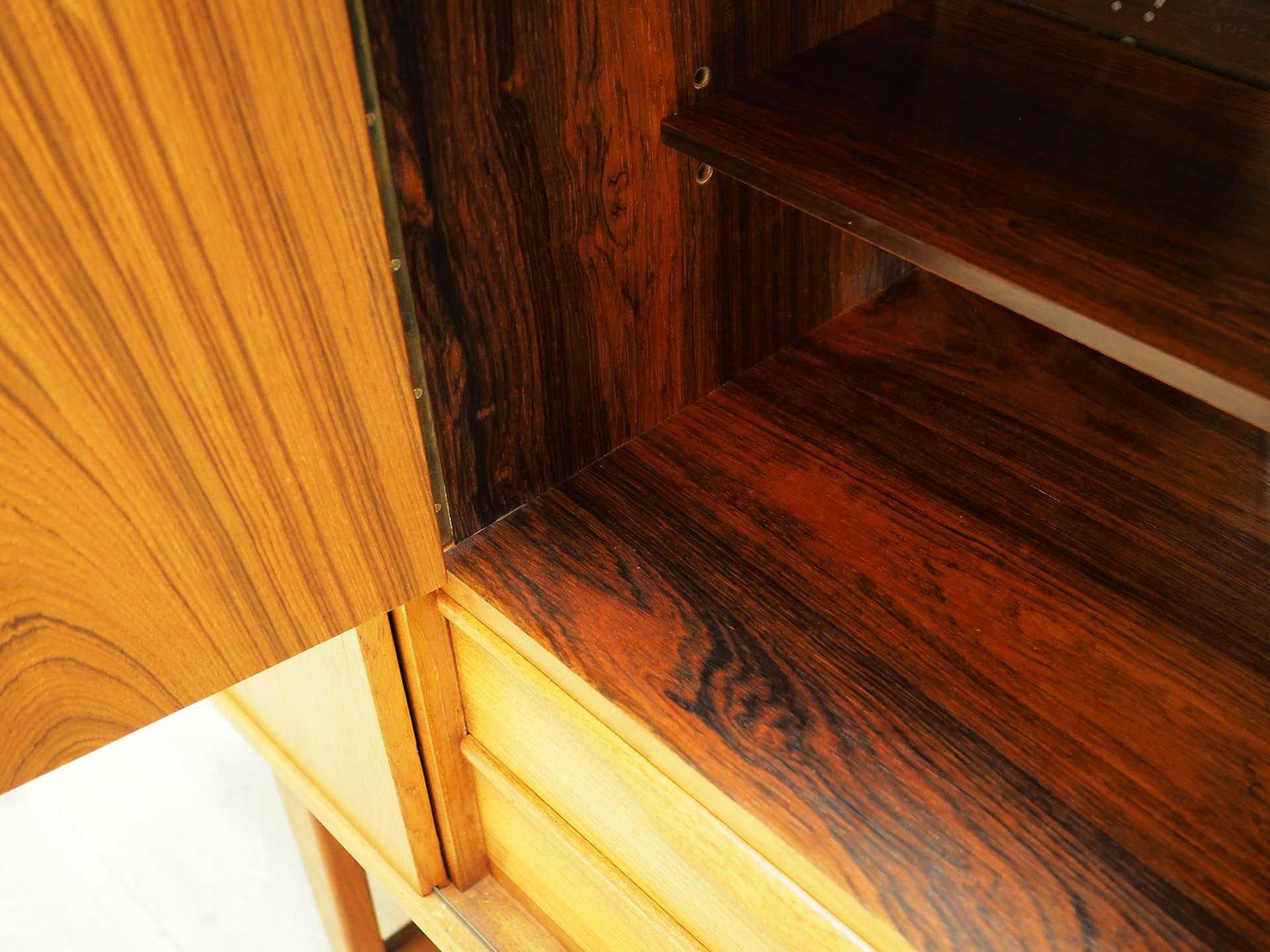 Highboard, brązowy, teak, Dania, lata 60. - 44564