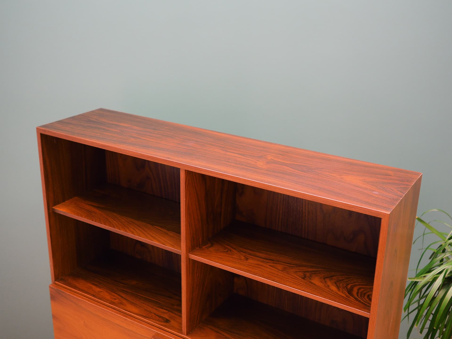 Bookcase, brown rosewood, by I. Kofod-Larsen, for Faarup Møbelfabrik, Denmark, 1970s. - 44558