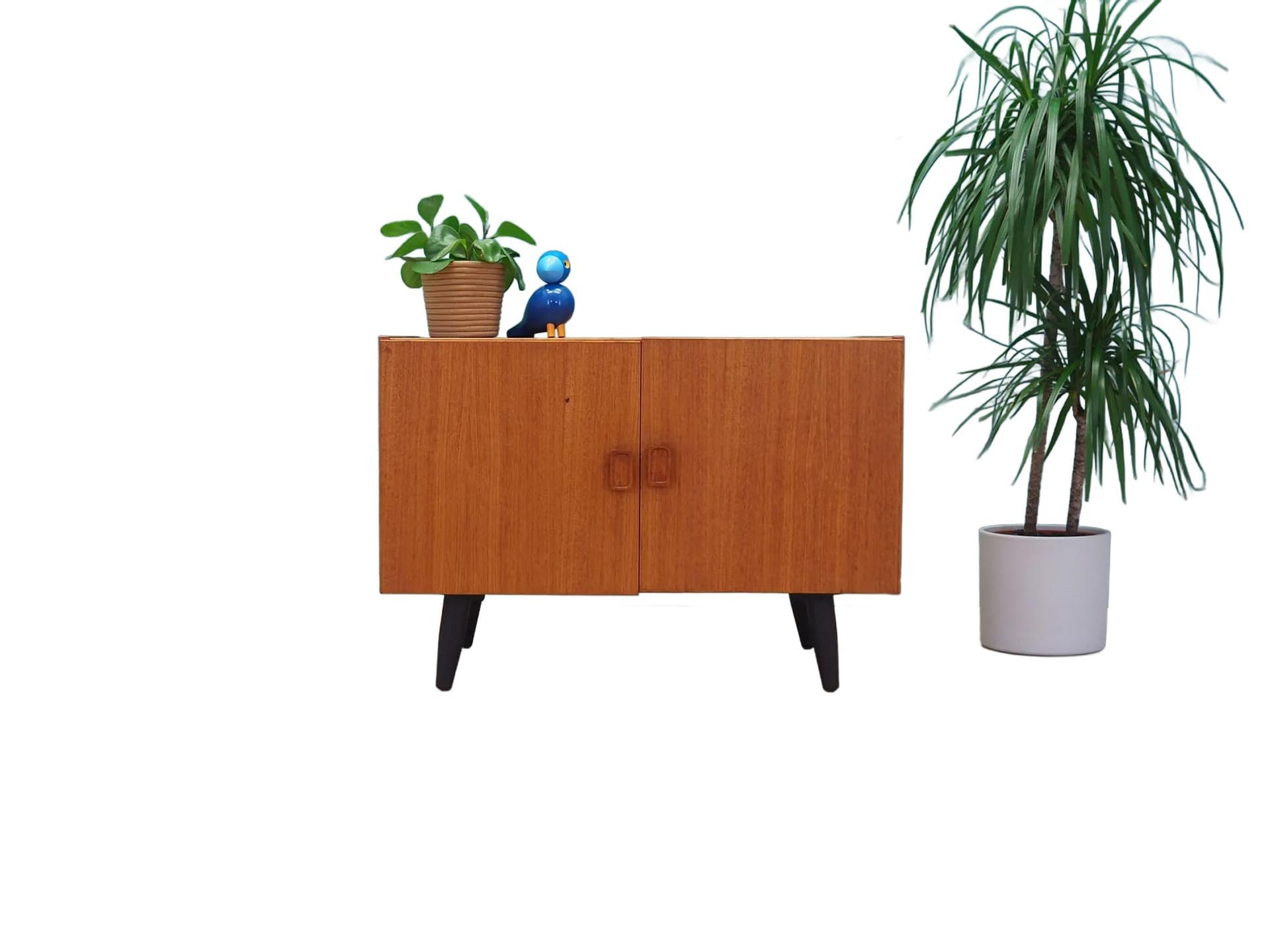 Komoda, duński design, brązowy, teak, Dania, lata 80. - 44551