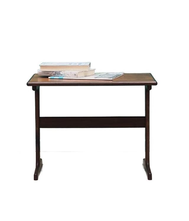 Coffee table, dark brown rosewood, Denmark, 1960s. - DIMENSION