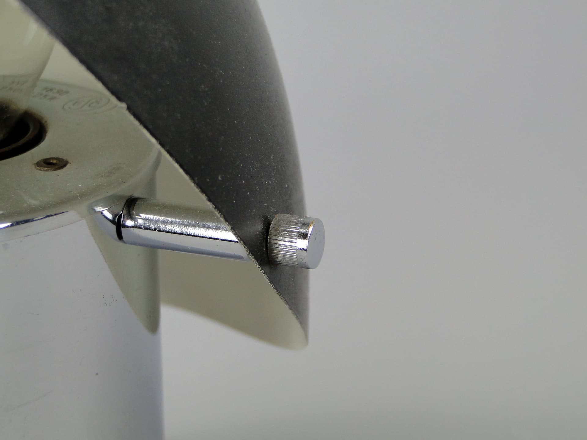 Table lamp 1630, silver chromed steel, by J. Hůrka, Napako, Czechoslovakia, 1950s - 44673