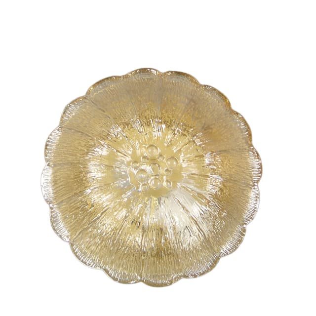 Ceiling light, Limburg, golden glass, Germany, 1960s - DIMENSION