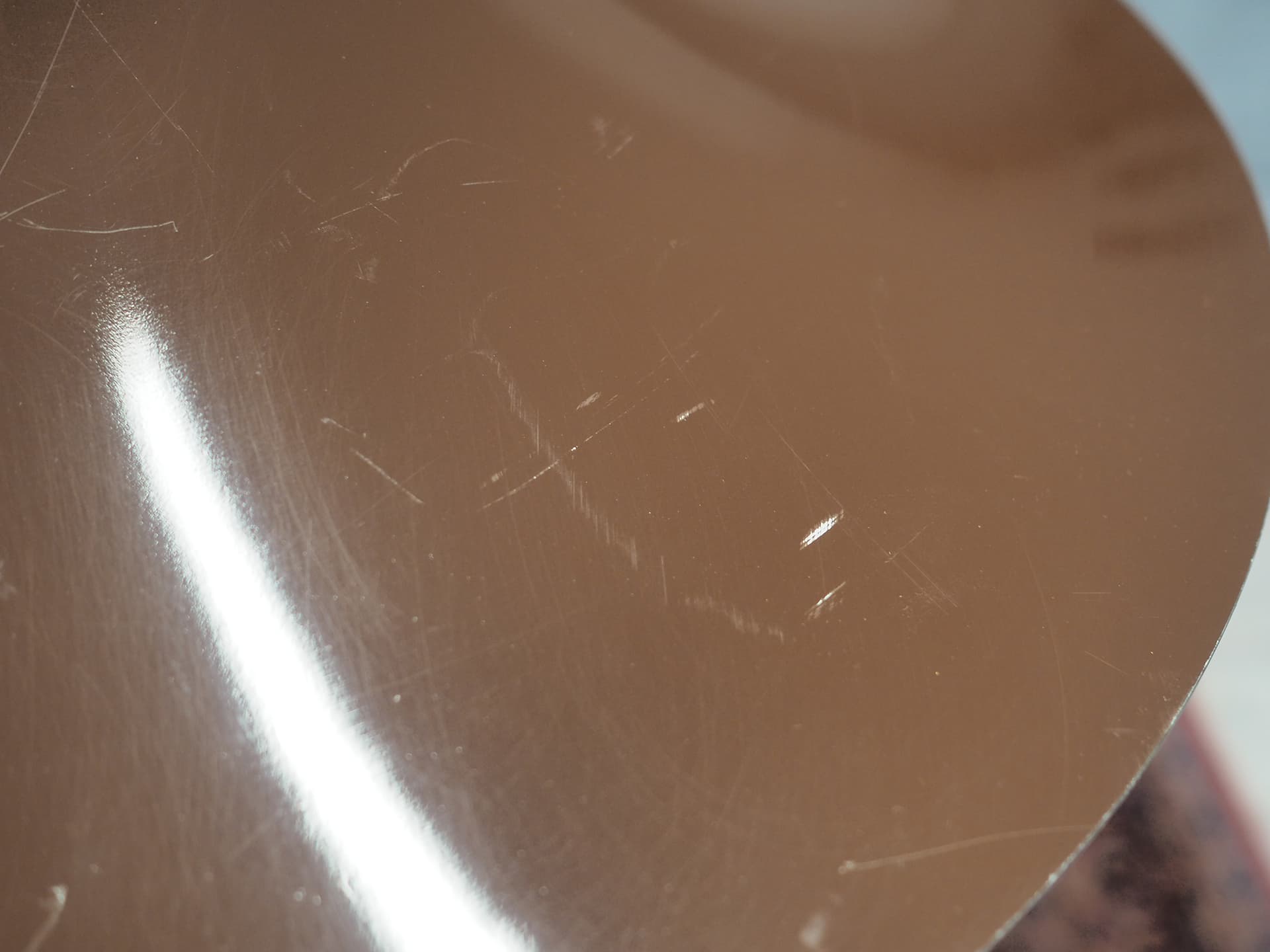 Pendant lamp, brown, metal, Denmark, 1960s. - 44688