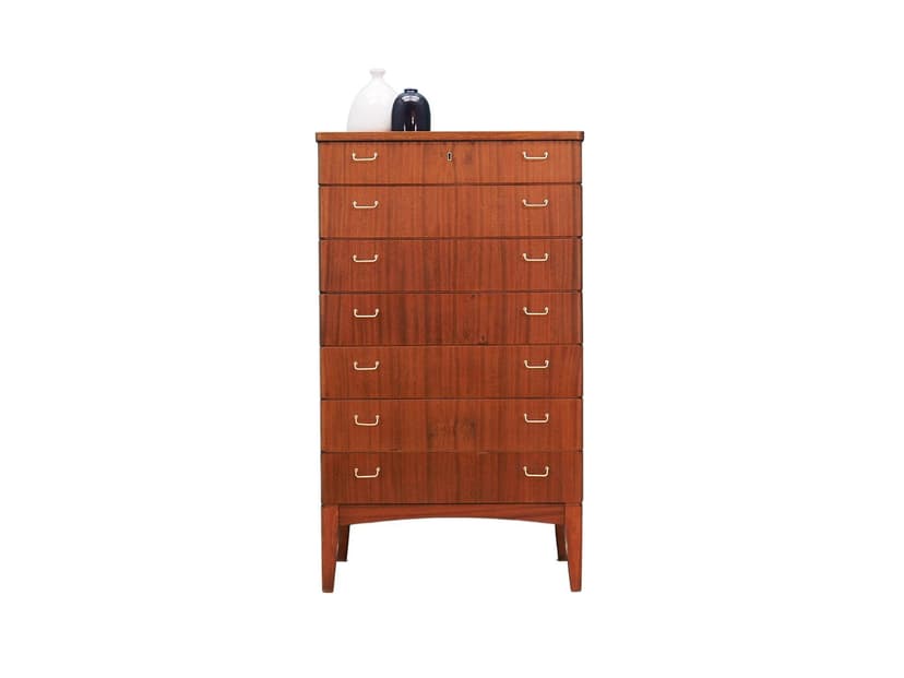 Komoda, mahon brązowy ciemny, Dania, lata 70.