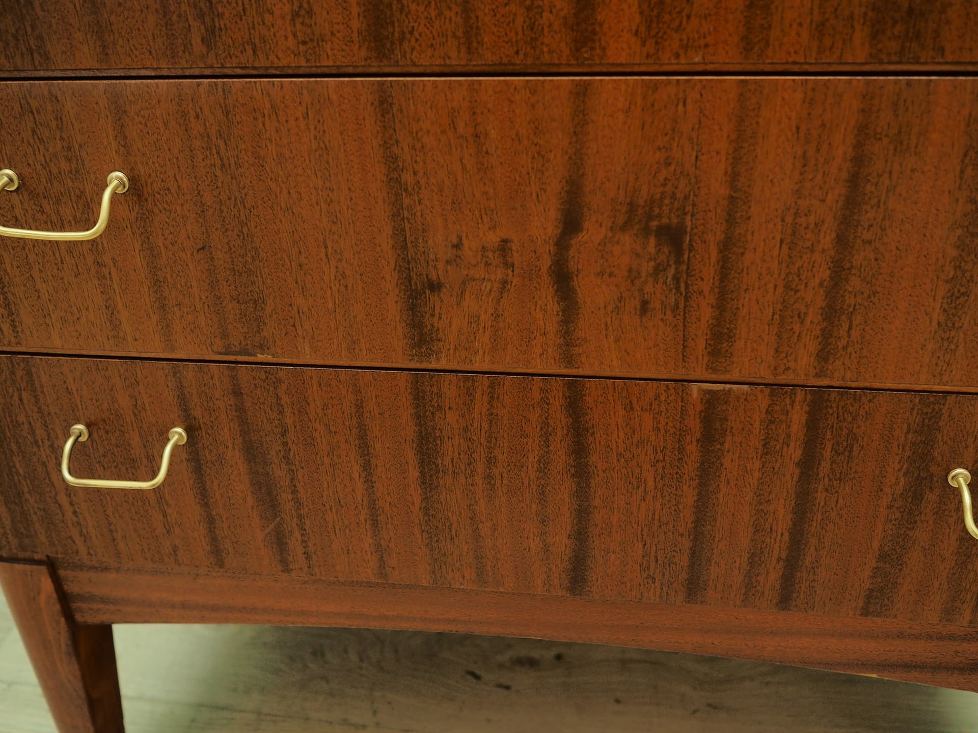 Komoda, mahon brązowy ciemny, Dania, lata 70. - 50183