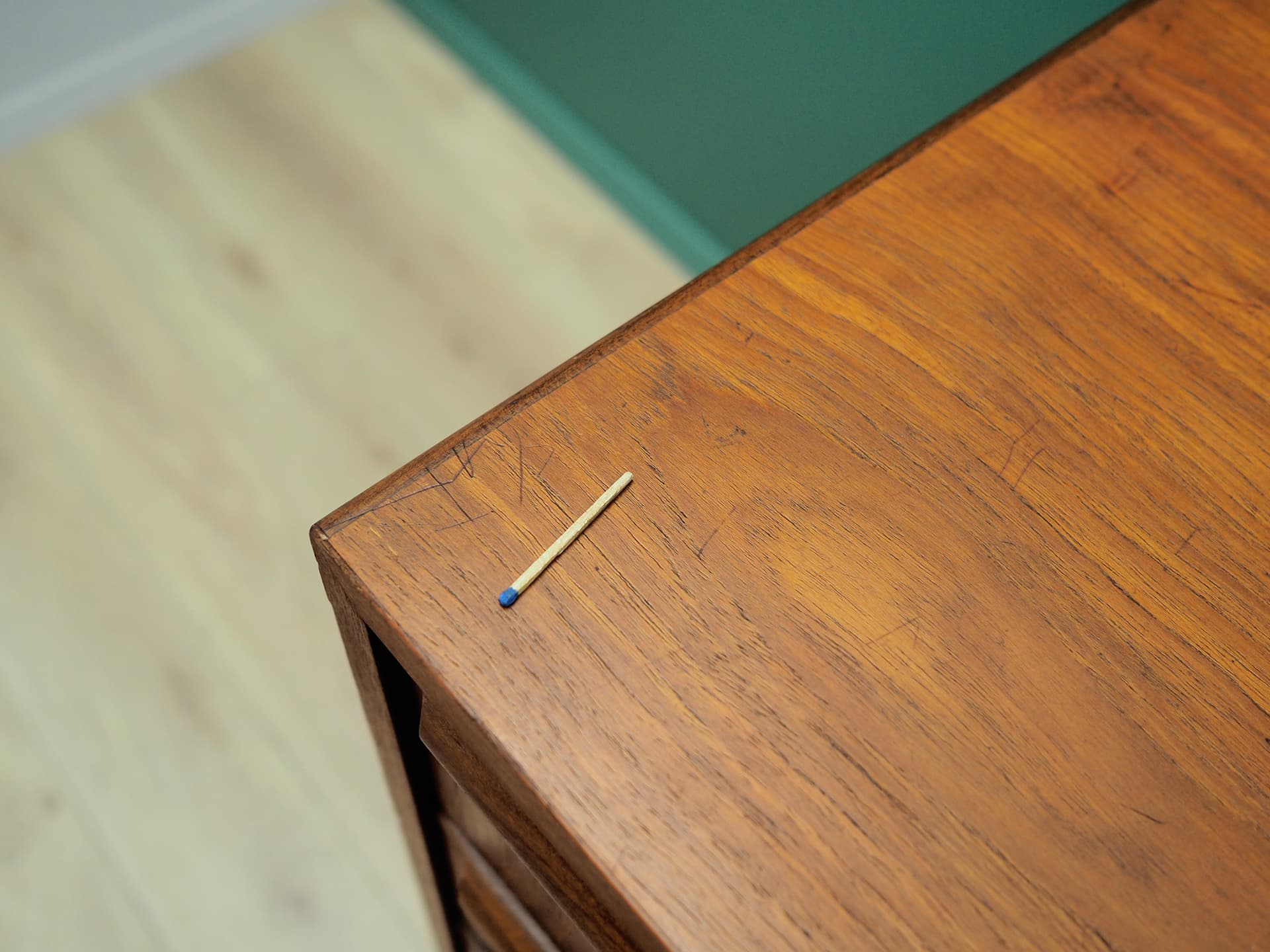 Komoda, teak brązowy, proj. A. Osakeyhitö, Dania, lata 70. - 50172