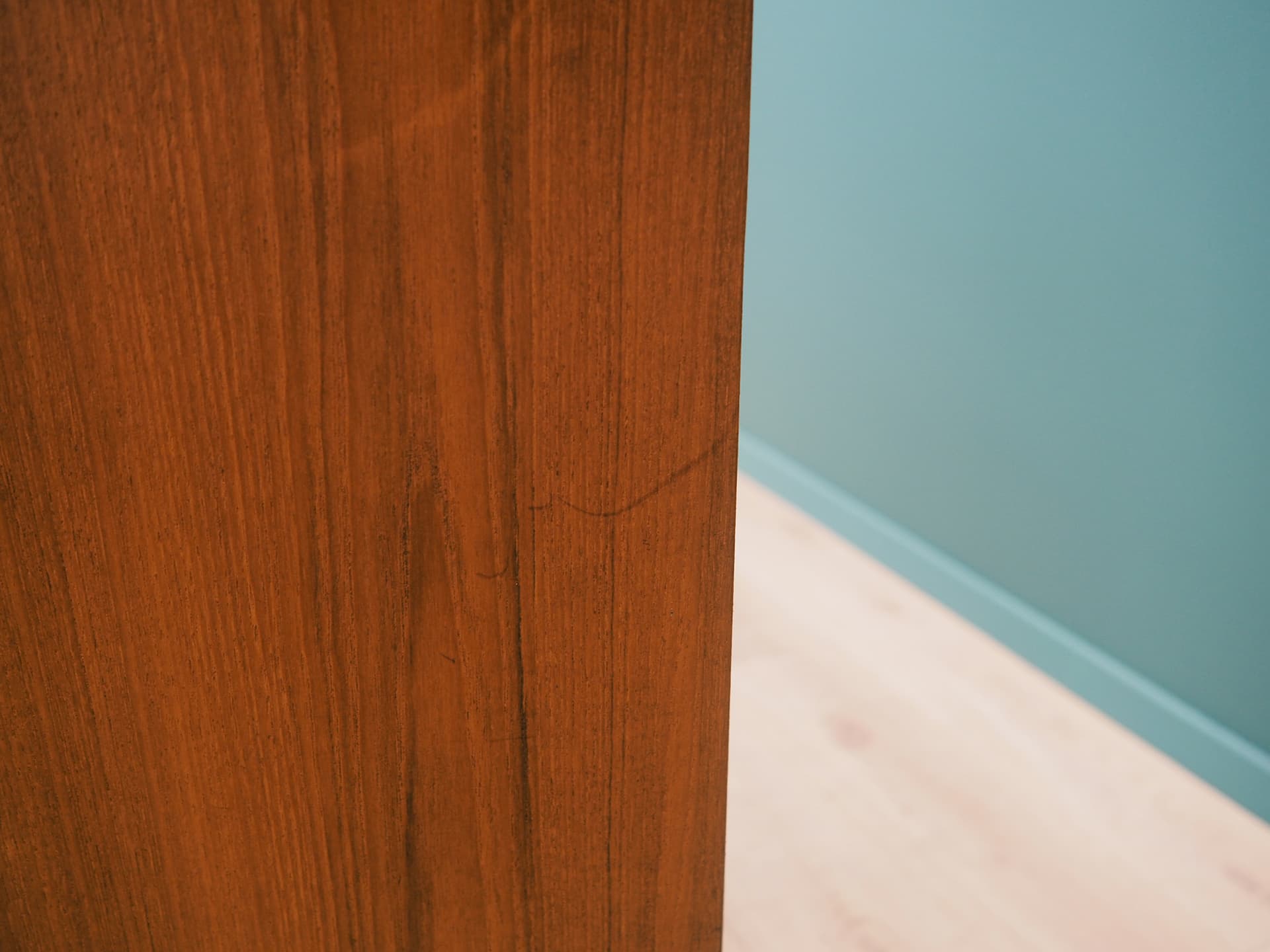 Komoda, teak brązowy, proj. A. Osakeyhitö, Dania, lata 70. - 50178