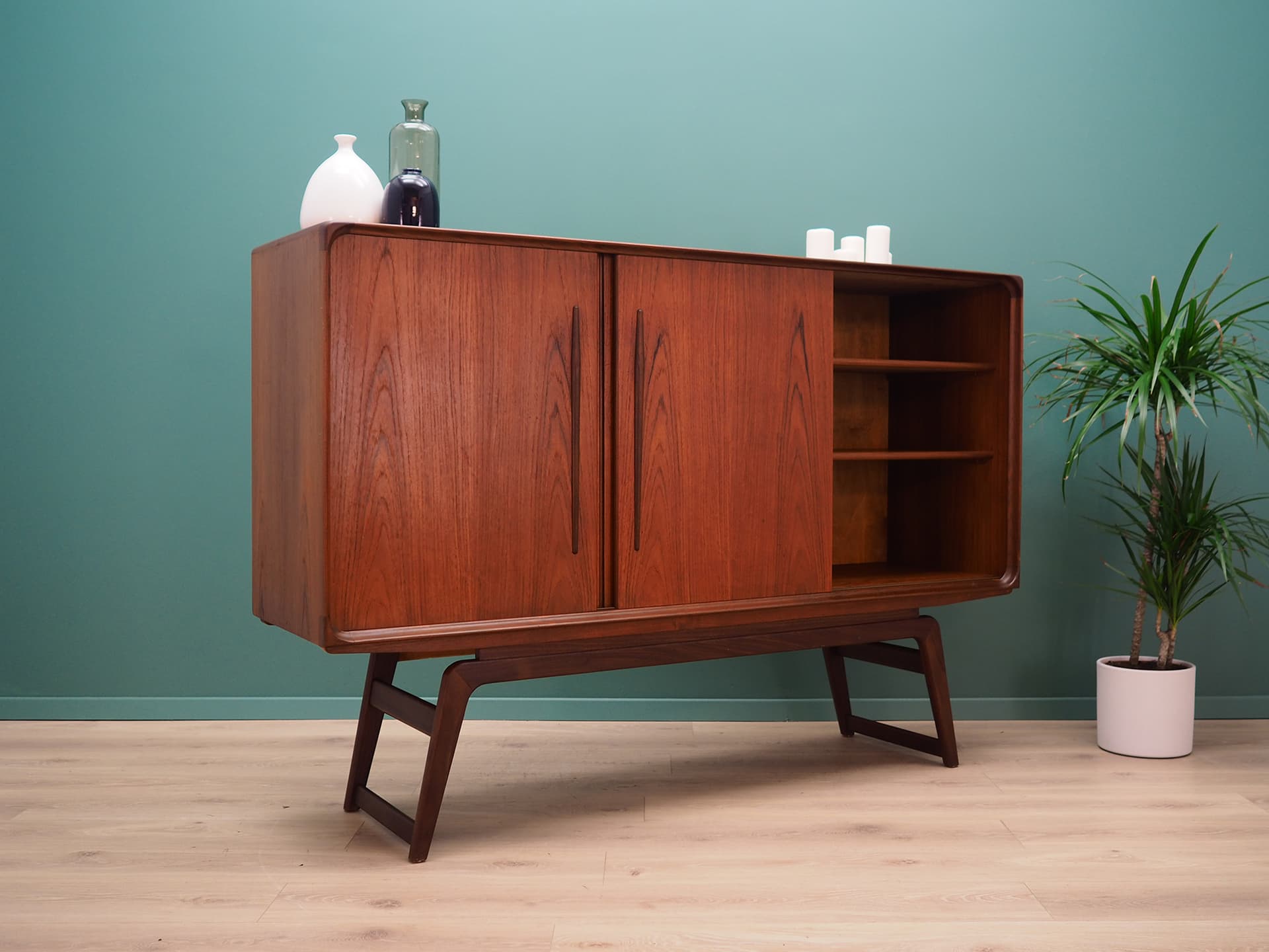 Highboard, teak, Dania, lata 60. - 44739