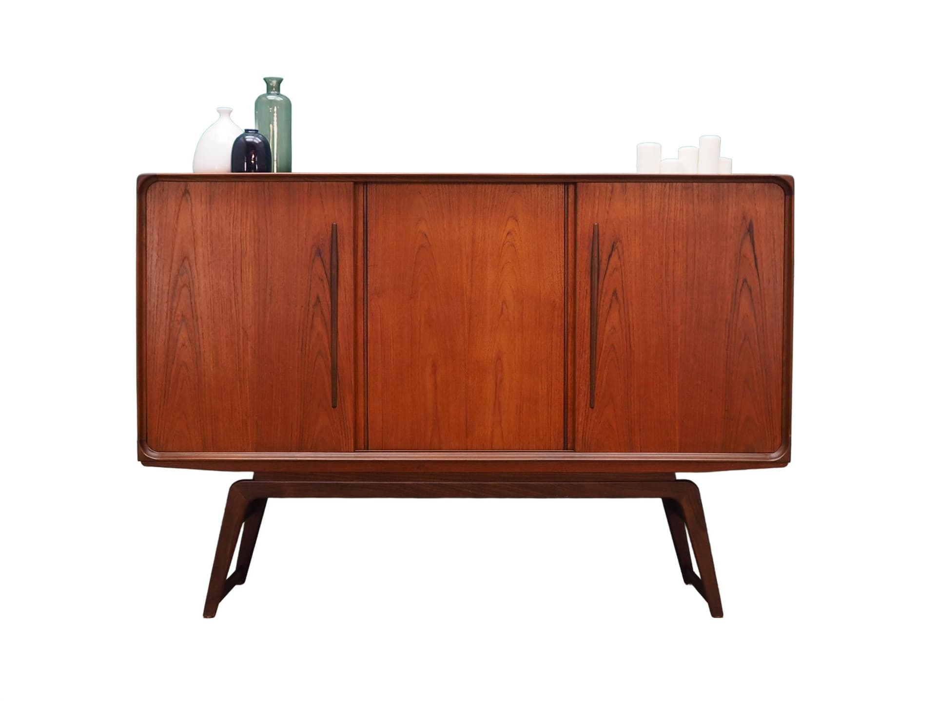 Highboard, teak, Dania, lata 60.