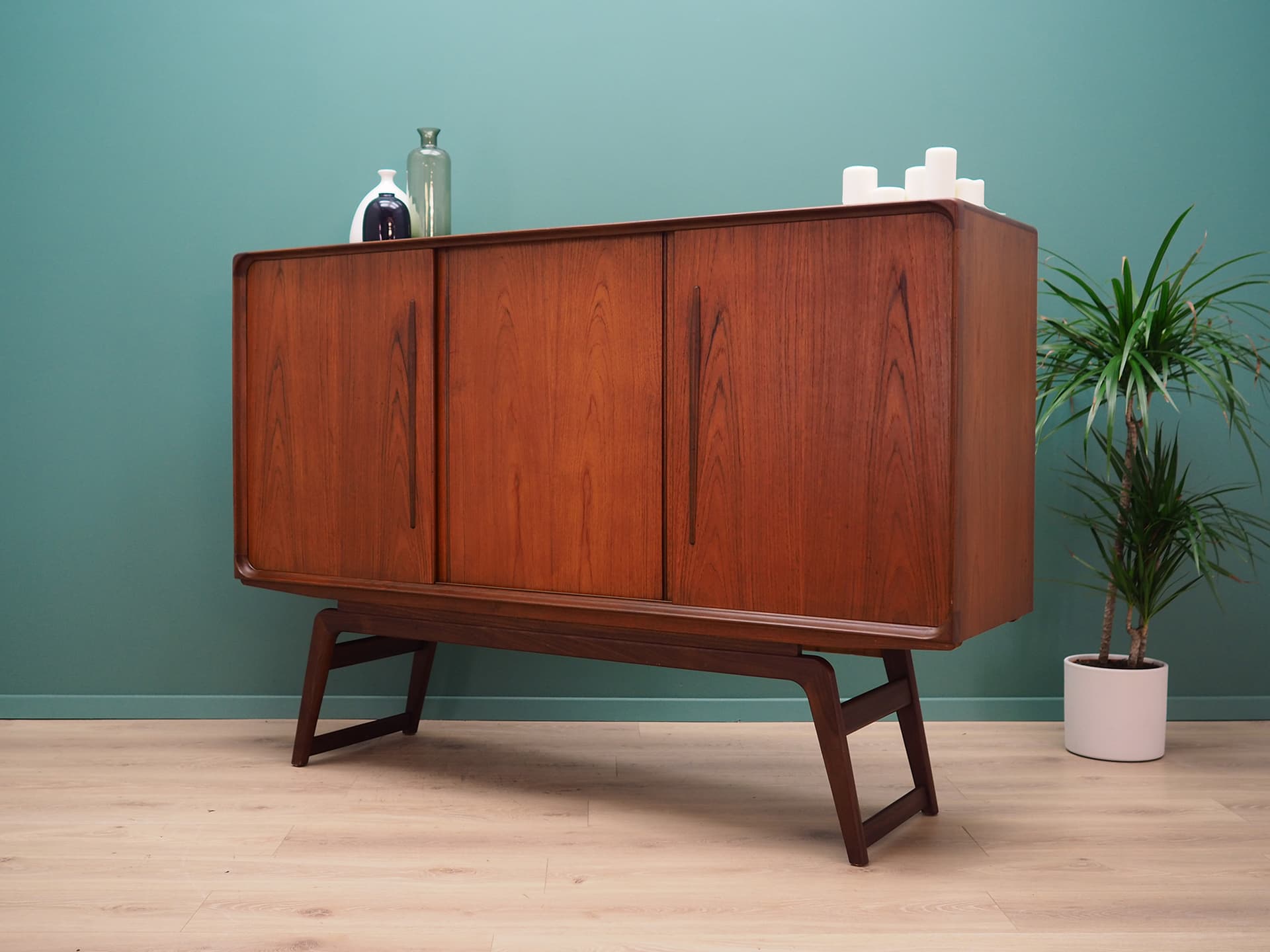 Highboard, teak, Dania, lata 60. - 44741
