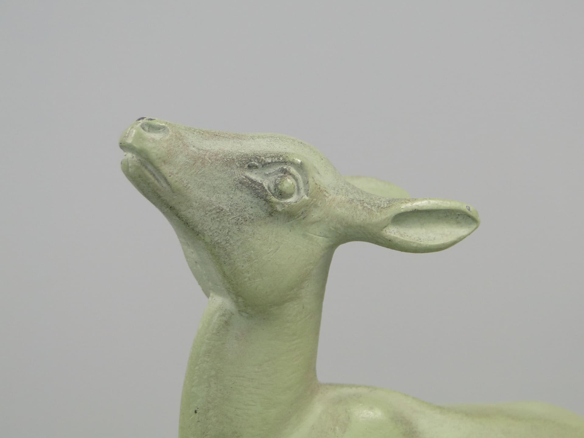 Para podpórek do książek, Art déco, metal zielony, marmur czarny, Francja, lata 20. - 44844