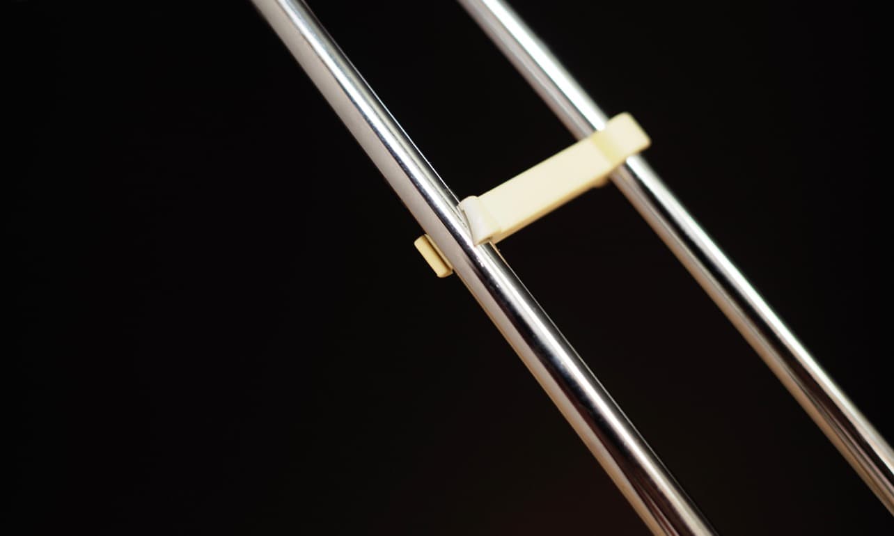 Lampa podłogowa, srebrny, metal, Dania, lata 70. - 44919