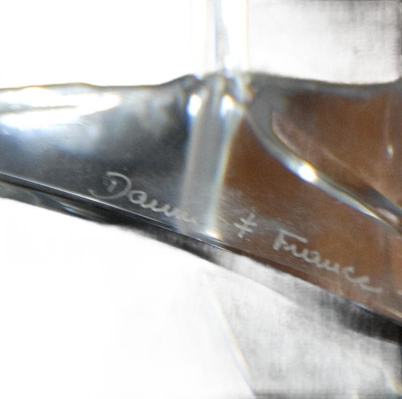 Przezroczysta podstawa na długopis, Daum, Francja, lata 50. - 4610