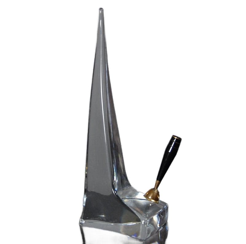 Przezroczysta podstawa na długopis, Daum, Francja, lata 50. - 4605