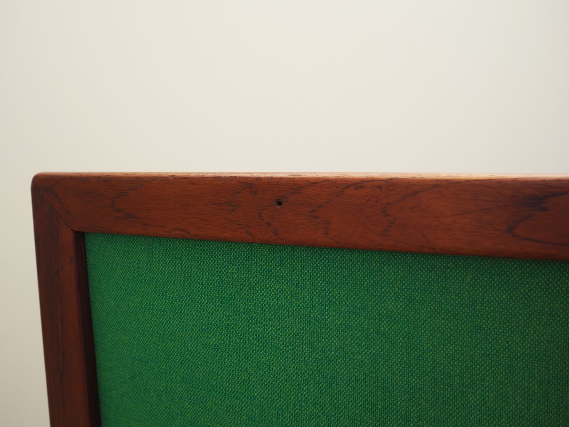 Armchair, green teak, Denmark, 1970s - 49763