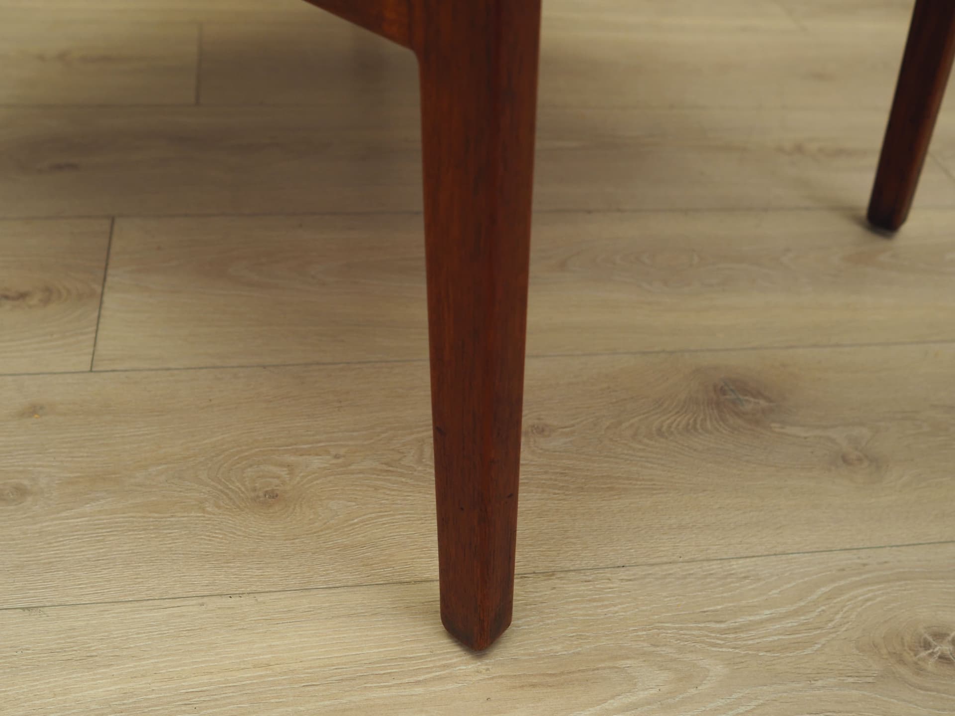 Armchair, green teak, Denmark, 1970s - 45217