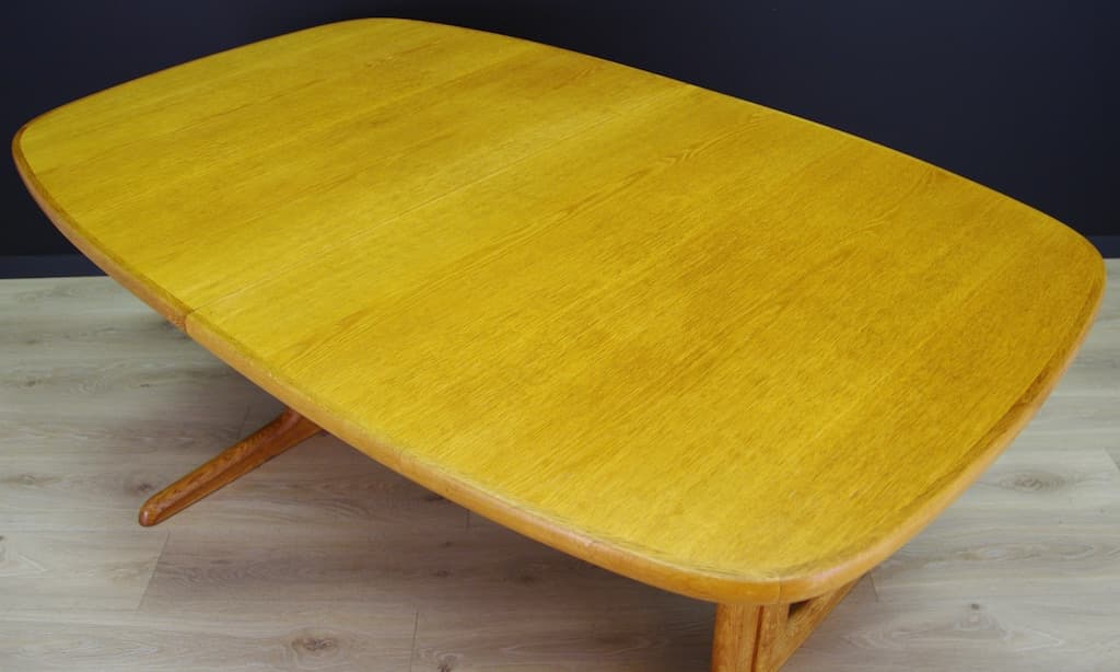 Oval Table, light brown ash, Skovby Møbelfabrik, Denmark, 1960s - 45200