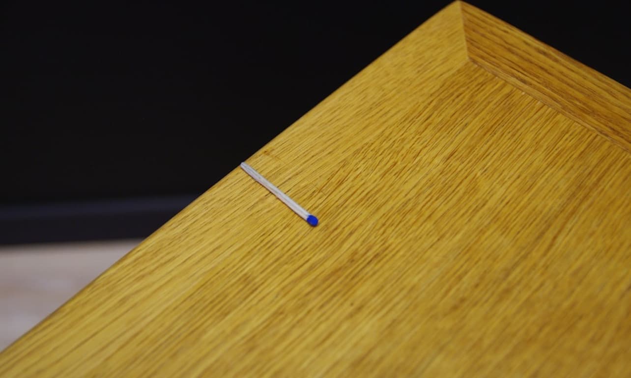 Stolik kawowy, jesion żółty, proj. H. J. Wegner, Andreas Tuck, Dania, lata 60. - 49746