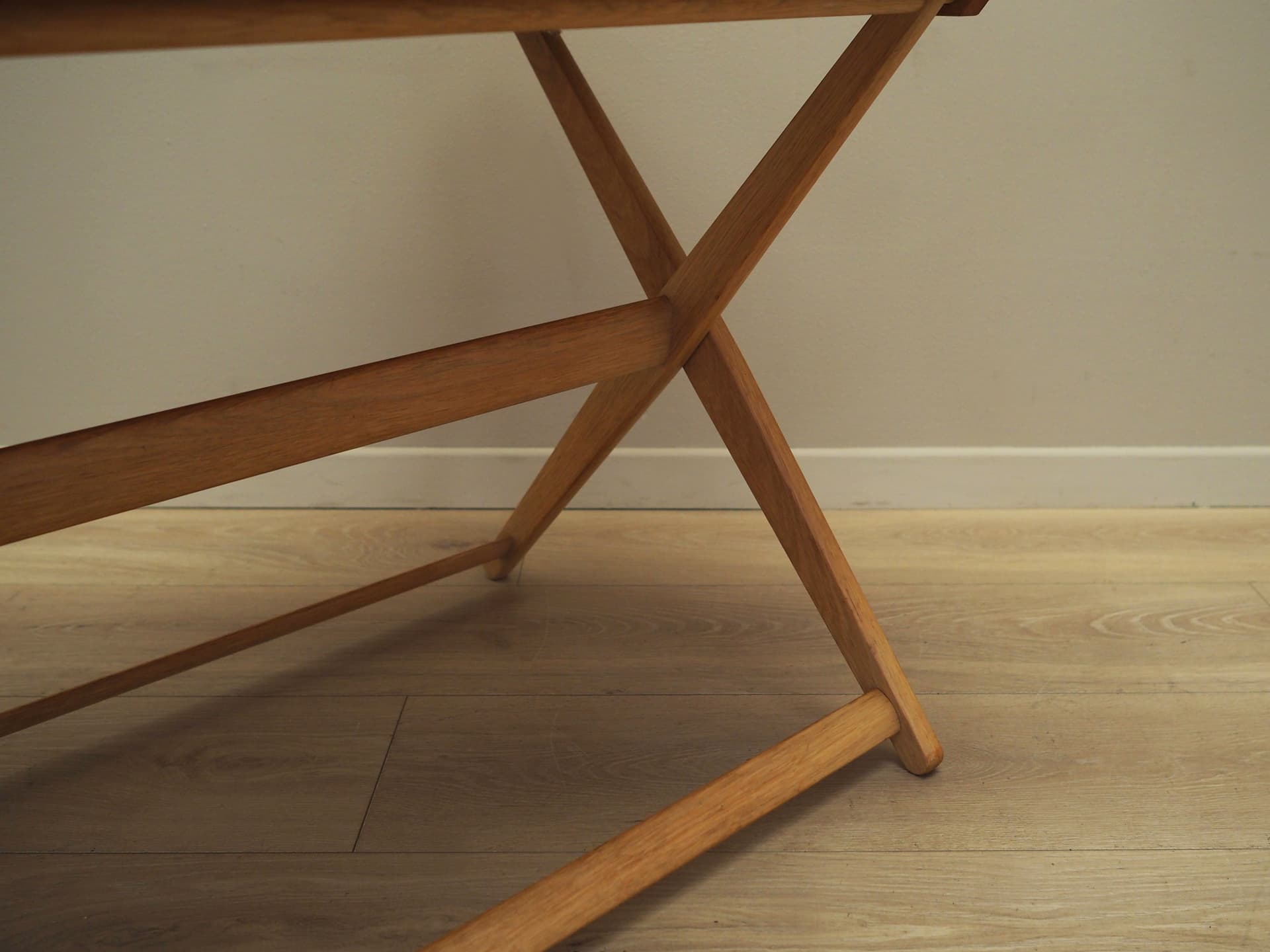 Coffee table, yellow ash, Denmark, 1970s - 45186