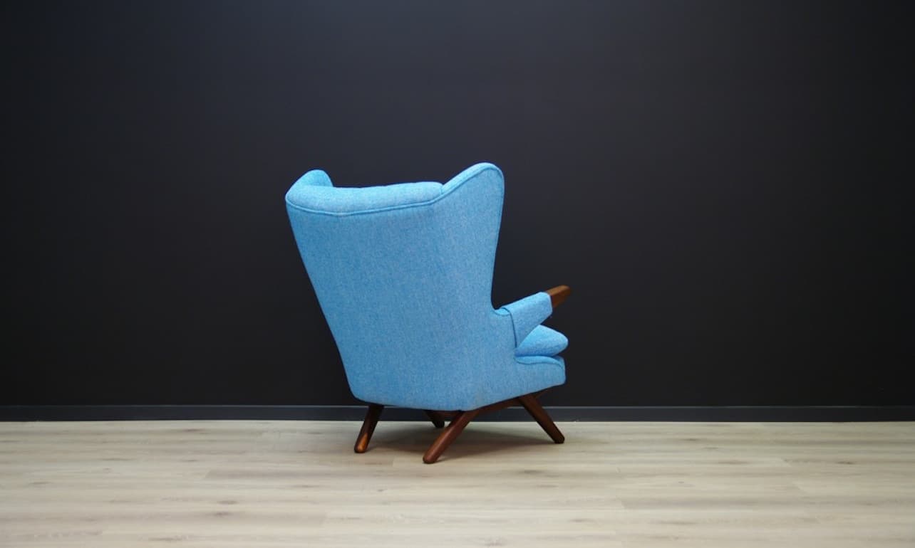 Armchair, teak turquoise, by S. Skipper, Denmark, 1960s - 45156