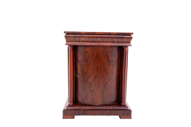 Mahogany Biedermeier Chest of Drawers, Sweden, 1860s - DIMENSION